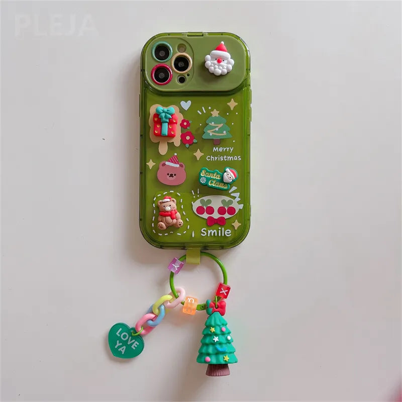 Christmas Tree Pendant Cute Case For iPhone