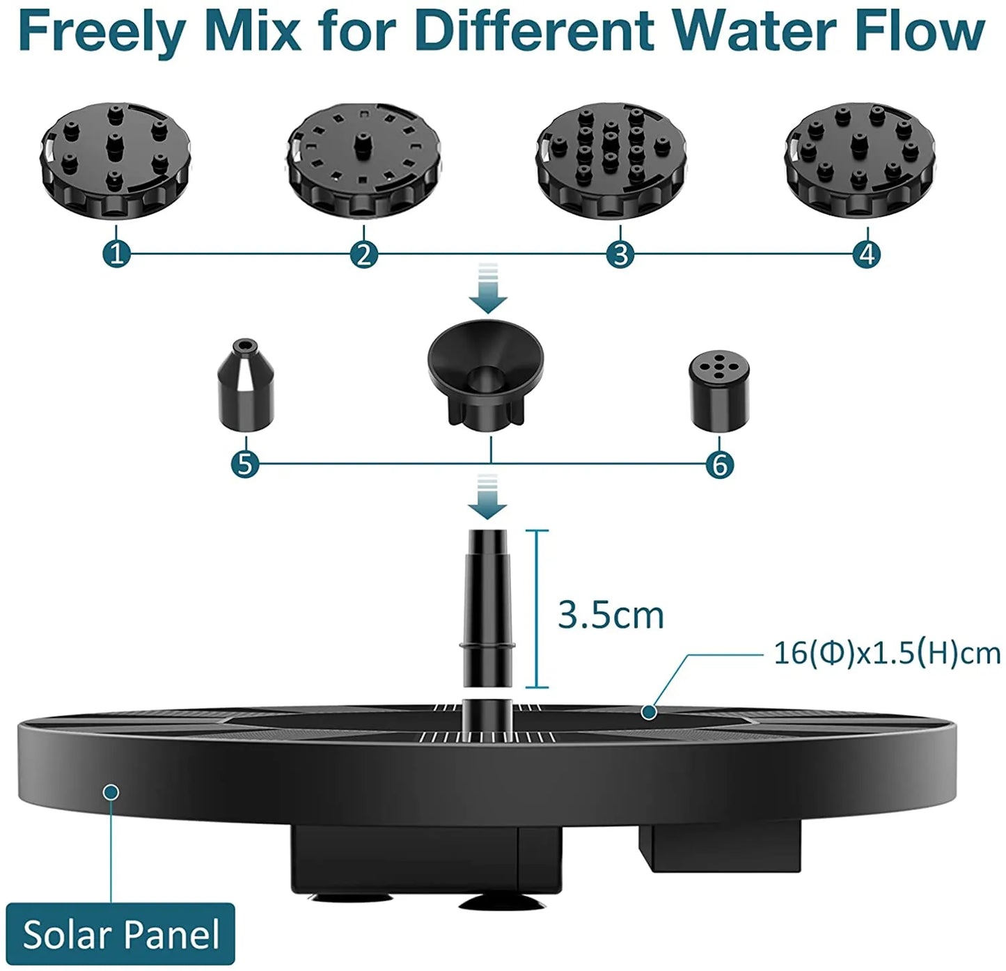 Mande Solar Water Fountain™