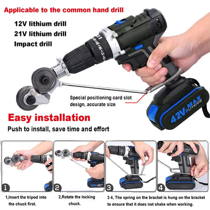 Electric Drill Shears Attachment Cutter Nibbler