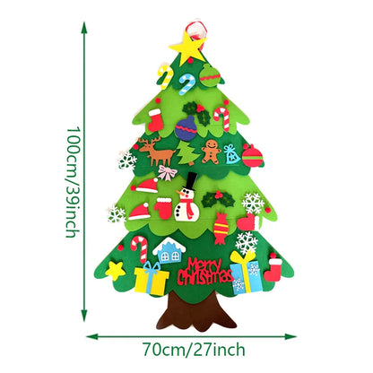 Mande Felt Christmas Tree