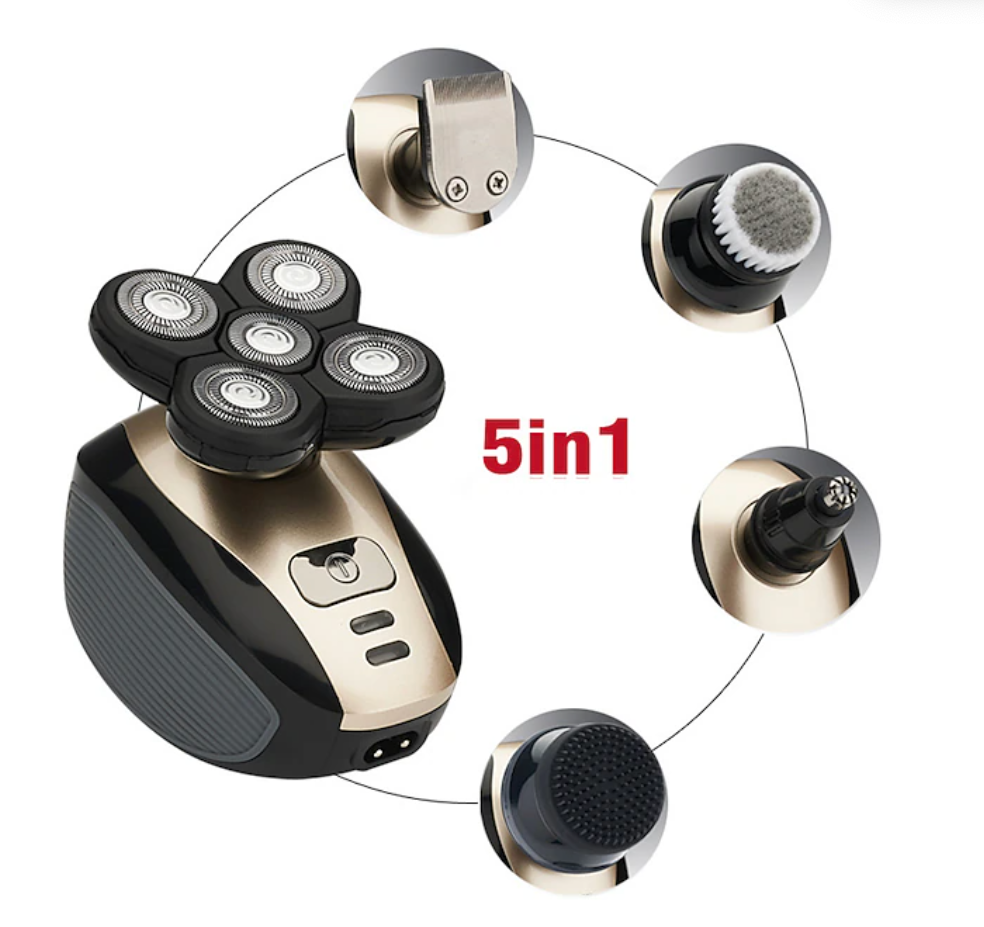 ShavePro 5 in 1- Precision Head & Face Shaver