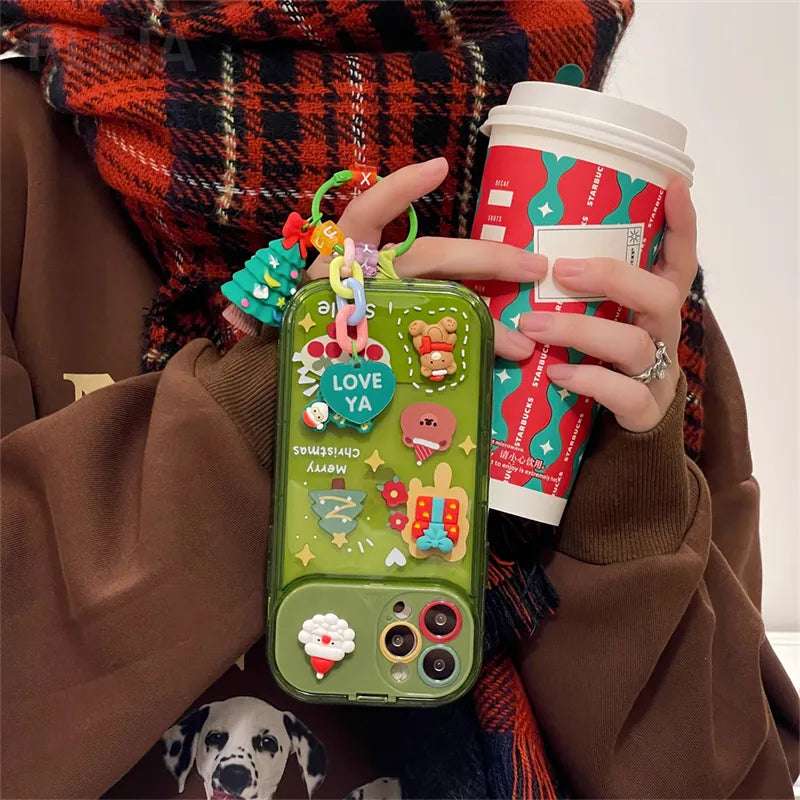 Christmas Tree Pendant Cute Case For iPhone